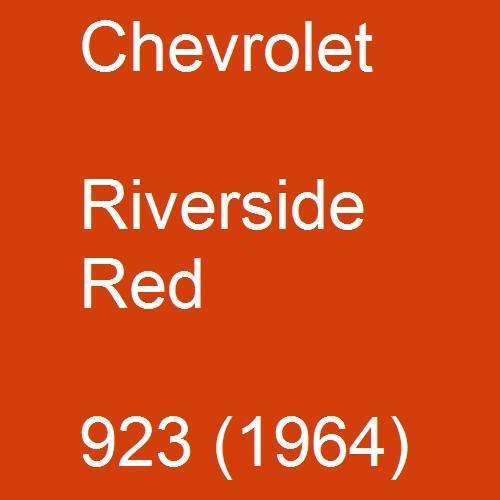 Chevrolet, Riverside Red, 923 (1964).